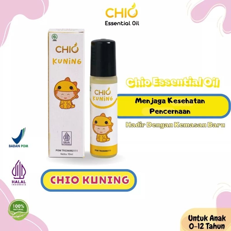 Chio Essential Oil Roll on (kemasan dino putih)
