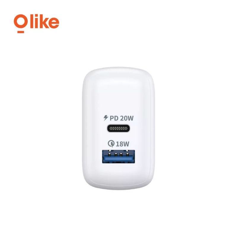 Olike C401 PD Fast Charging 20W + QC 18W Adaptor Charger Samsung iPhone Xiaomi infinix Vivo Oppo dll