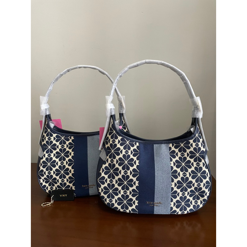 KS penny hobo spade flower jacquard blue multi