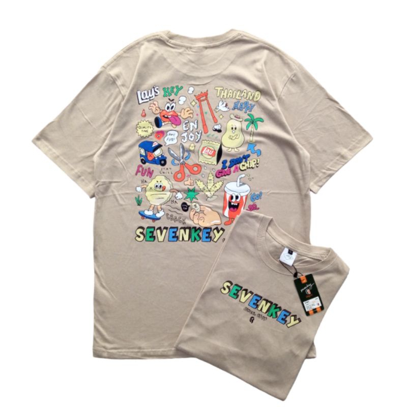 TSHIRT DISTRO ORIGINAL SEVENKEY x NEXTTIME TSHIRT STREETWEAR KAOS DISTRO PRIA KAOS PRIA