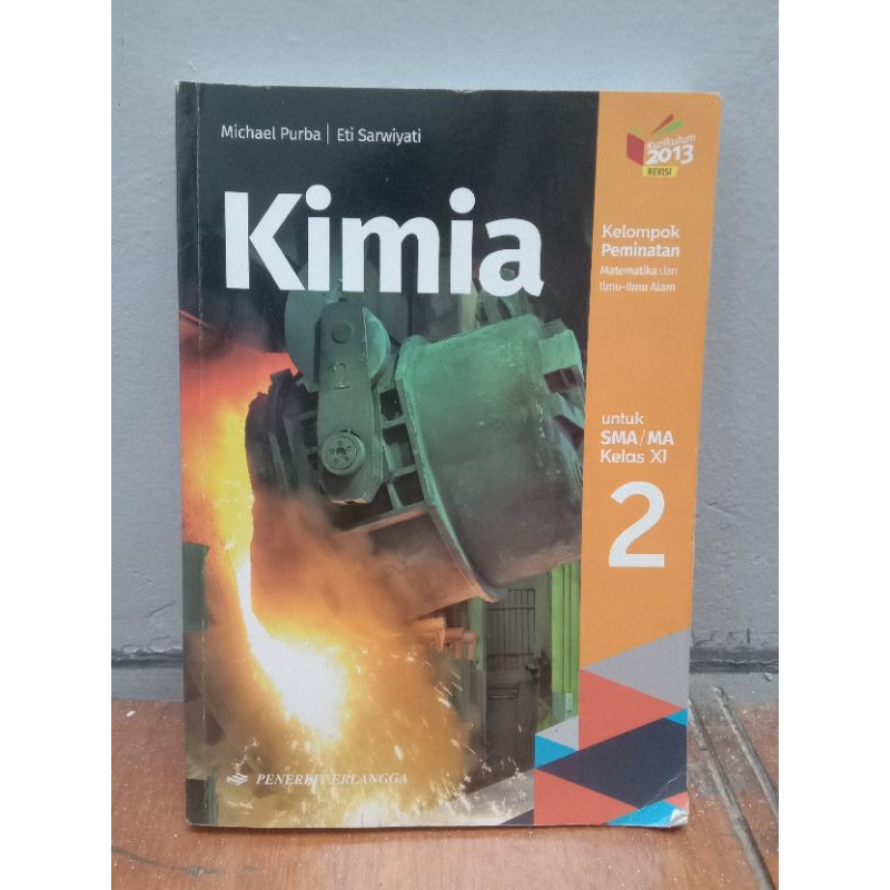 buku bekas kimia kelas 11 erlangga (preloved)