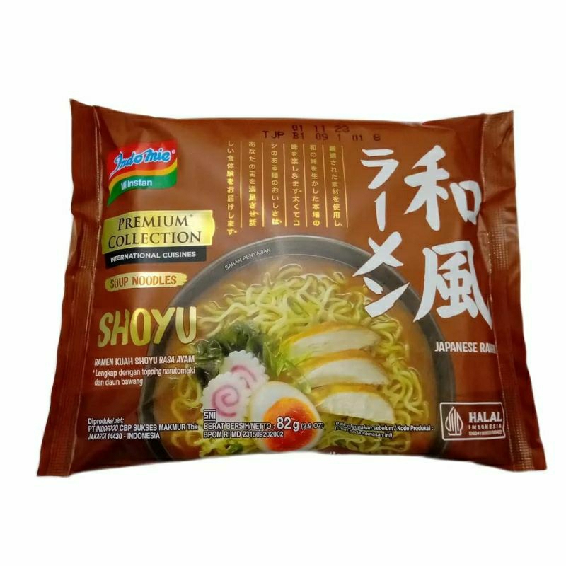 Indomie Mie Instan Ramen Takoyaki Tori Miso Shoyu Premium Collection