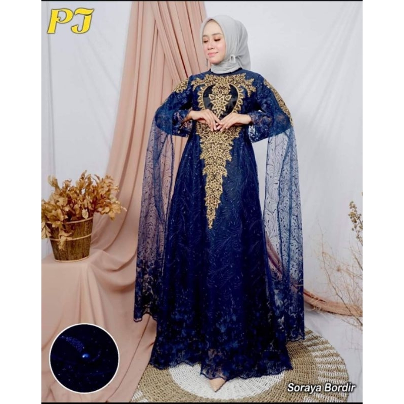 GAMIS SORAYA BORDIR/ORIGINAL PELANGI JAYA