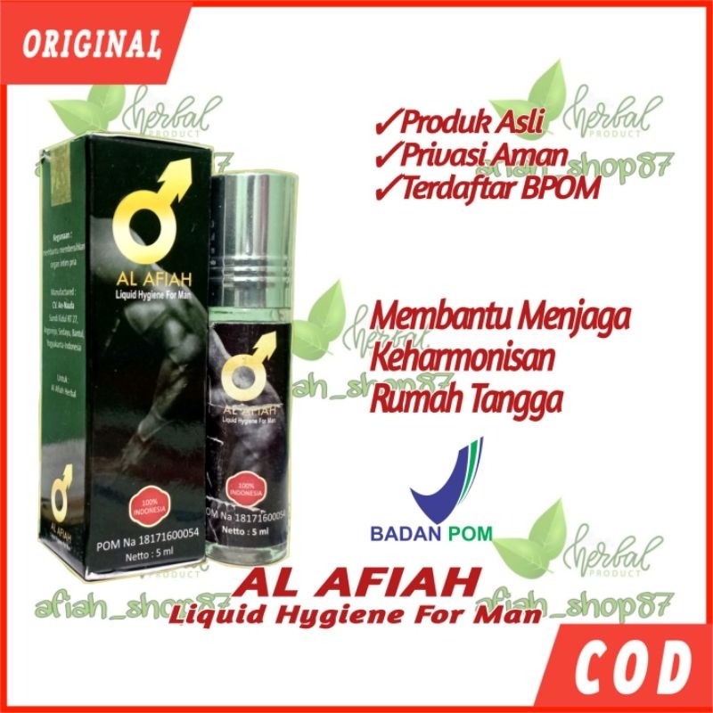 Hajar Jahanam Obat Kuat Oles Al Afiah Herbal Alami Original