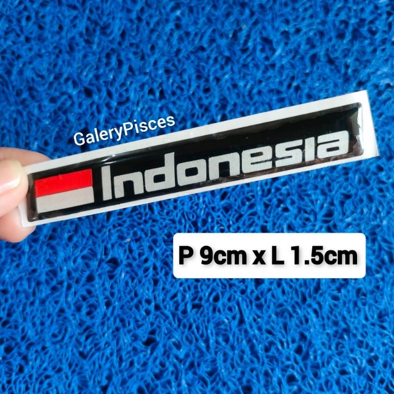 stiker Indonesia bendera merah putih stiker timbul motor keren