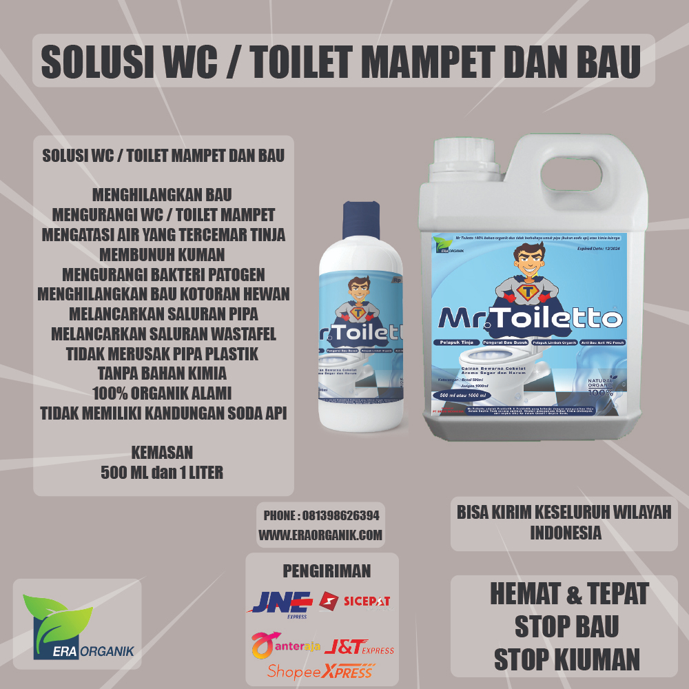 Septic Tank Toilet / WC Penuh Kuras Tanpa Sedot - Mr.Toiletto