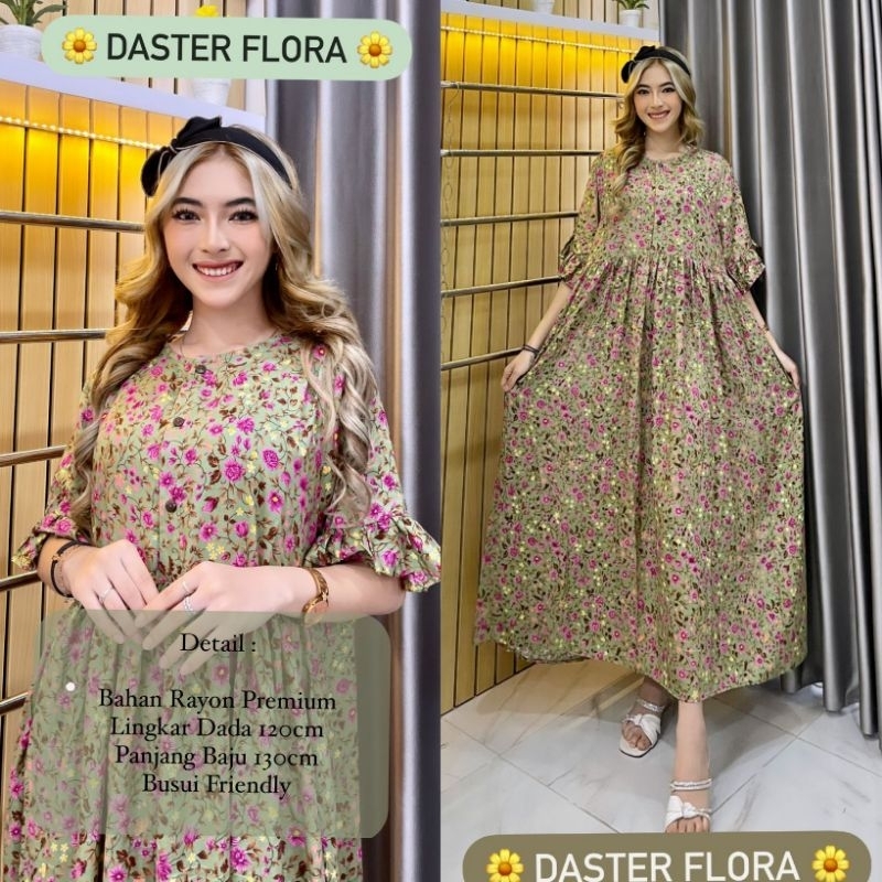 Daster Flora by Ratu/daster smk