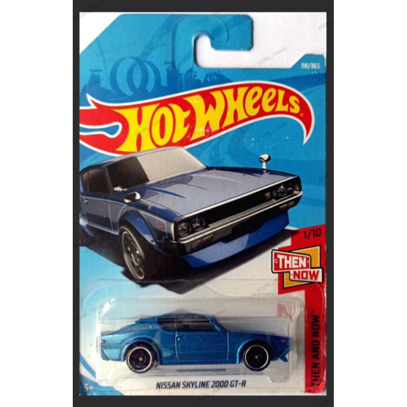 NISSAN SKYLINE 2000 GT-R BLUE (HOT WHEELS)