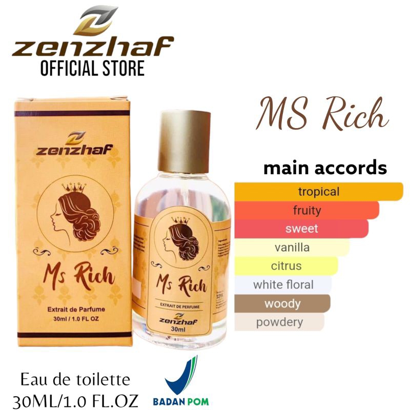 Extrait Parfume Ms.Rich 30ml Parfum Wanita