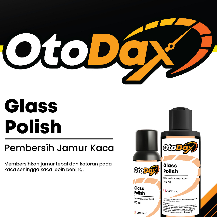 OtoDax Glass polish - Pembersih Jamur kaca / kerak jamur kaca / Poles kaca mobil /scrub kaca mobil 1