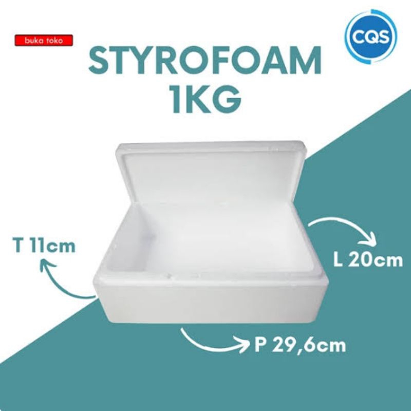 sterofom box wajib untuk pemesanan reguler luar kota