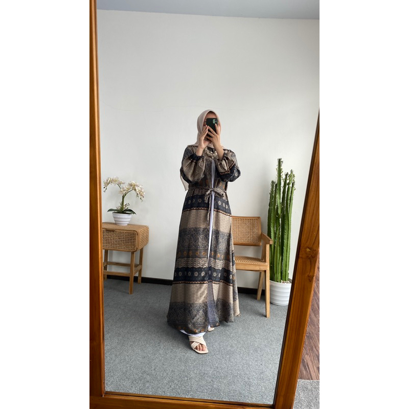 WILDERA PATTERN LONGDRESS