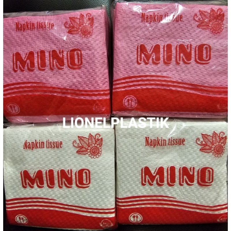 Tissue Napkin Putih Warna / Tissue Meja Makan / Tissue Belah 2 Lipat