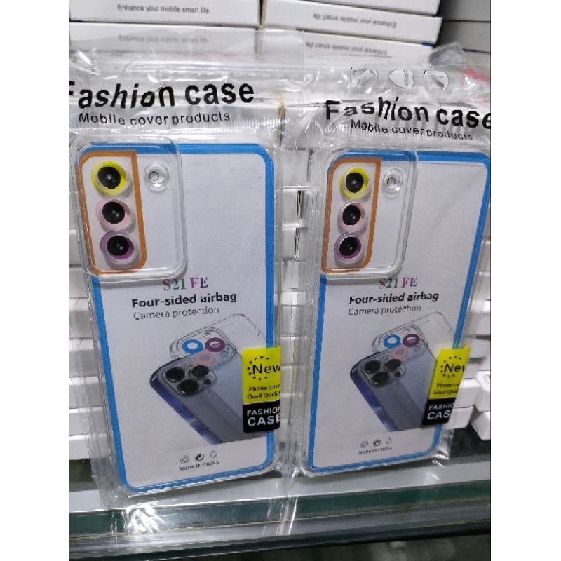 Softcase Samsung S21 FE Silikon Casing Case Bening Transparan Pelindung Pro Camera