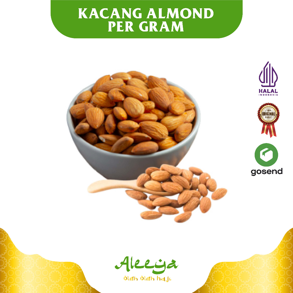 

Kacang Almond Susu Panggang Bagus Untuk Kesehatan Ibu ASI Booster Cocok Oleh-oleh Haji Umroh Bisa Pergram