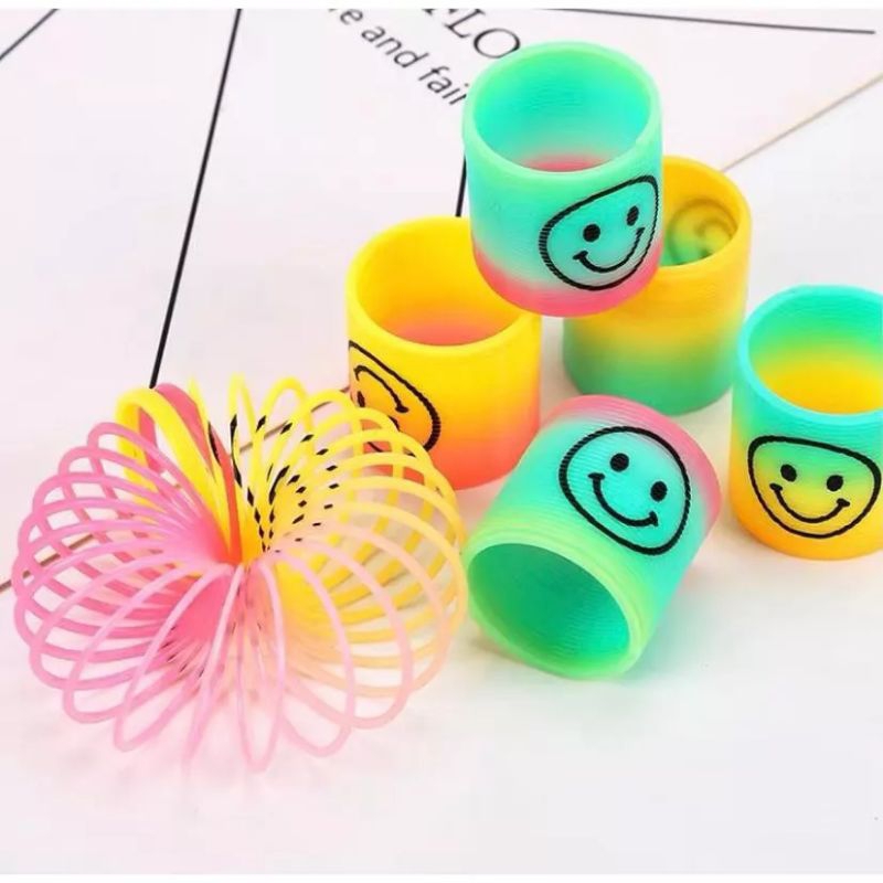 Spiral Mainan Per Mainan Fleksibel Kecil Diameter 3 cm