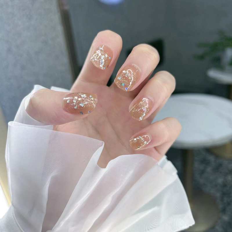 Kuku Palsu 【B40，lem sticker】Nikah kuku Wedding False Nailart Pengantin Tangan