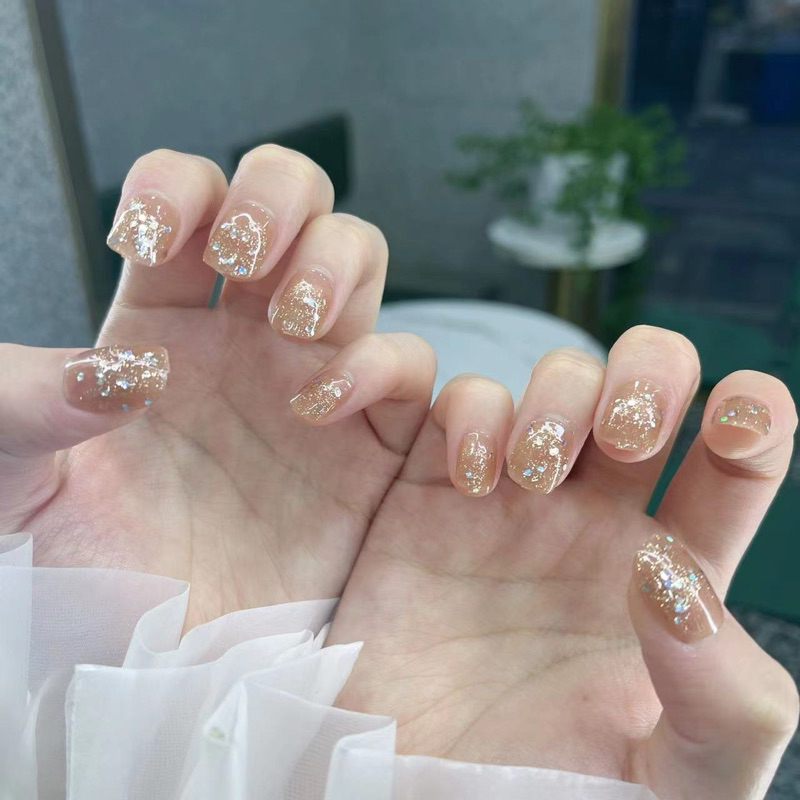 Kuku Palsu 【B40，lem sticker】Nikah kuku Wedding False Nailart Pengantin Tangan