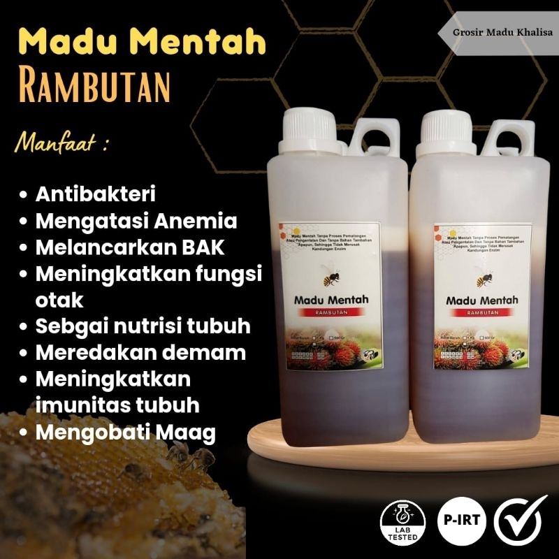 

Raw Honey Rambutan - Madu Mentah Amanah