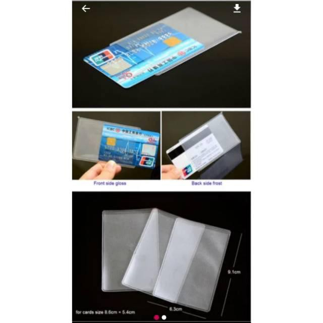 

PLASTIK PELINDUNG ATM / KARTU NAMA PELINDUNG COVER / PLASTIK MIKA / TEMPAT KARTU PLASTIK
