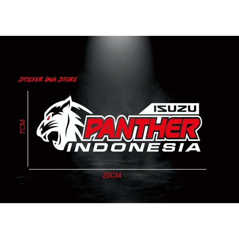 STIKER  ISUZU PANTHER