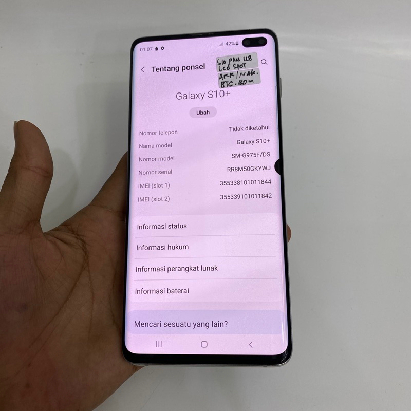 samsung s10 plus 512gb resmi