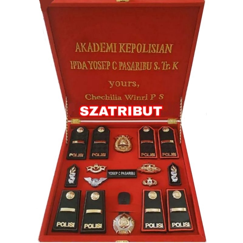 Pangkat IPDA Polisi PDH PDU Box Set Custom Promo Terbaru