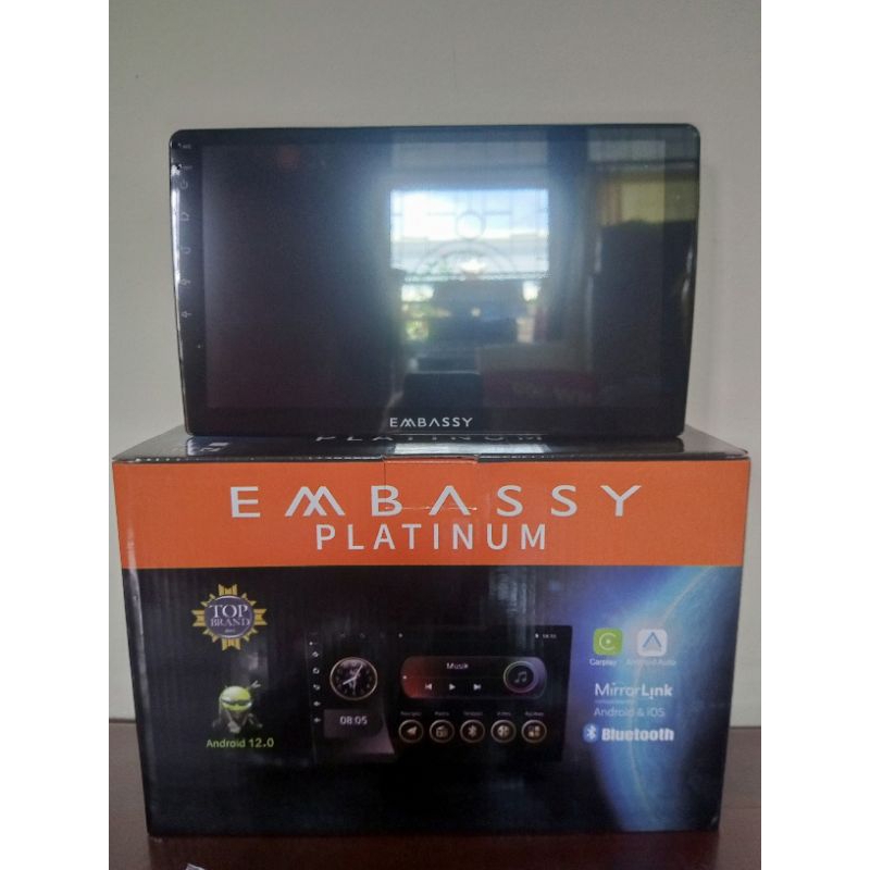 Head Unit Android Merk Embassy Platinum Ram 2/32GB 9 dan 10 inch
