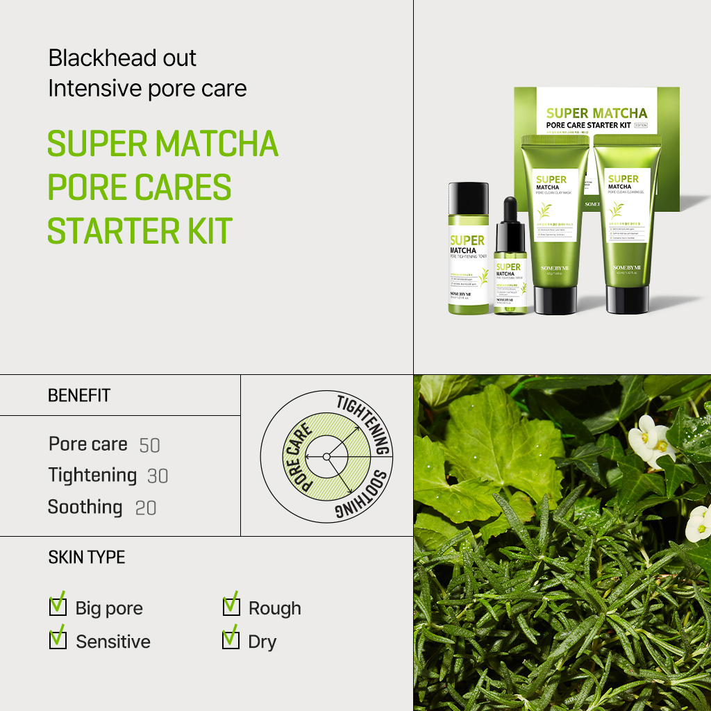 SOME BY MI Super Matcha Pore Care Starter Kit