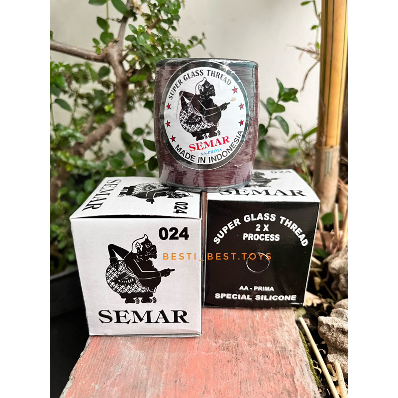 gelasan senar super silicon uk 24 cap semar, benang layangan