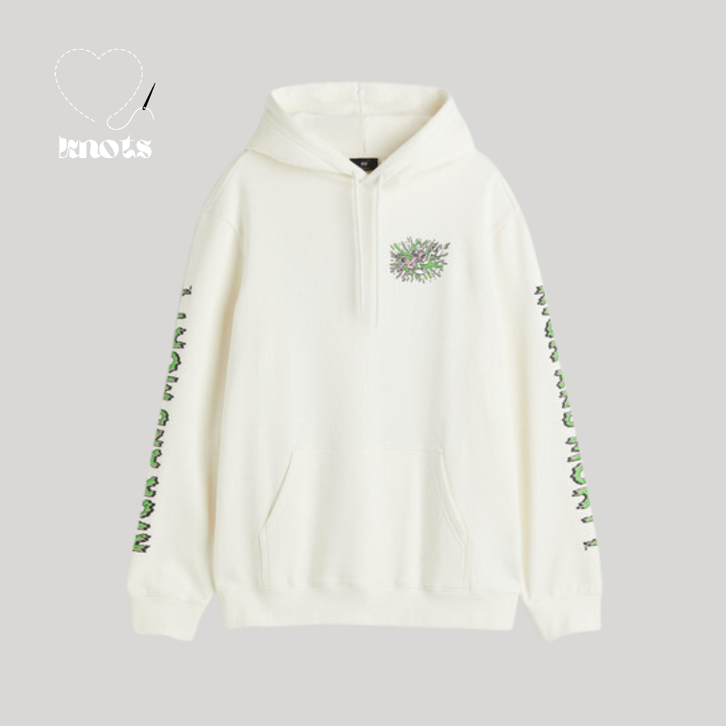 Rick and Morty White Hoodie - HM