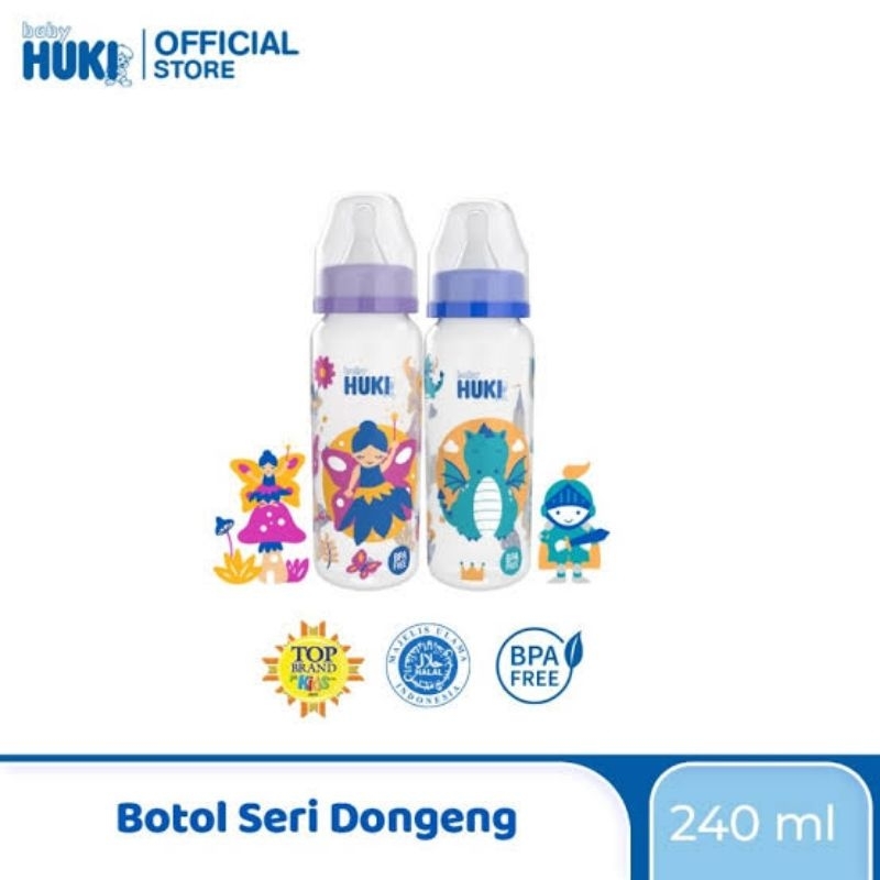 HUKI PP LSR Nipple Reguler/Bulat CL0341 240 ml