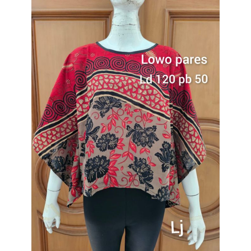 Blus parisa #3 matt katun paris batik solo atasan modern