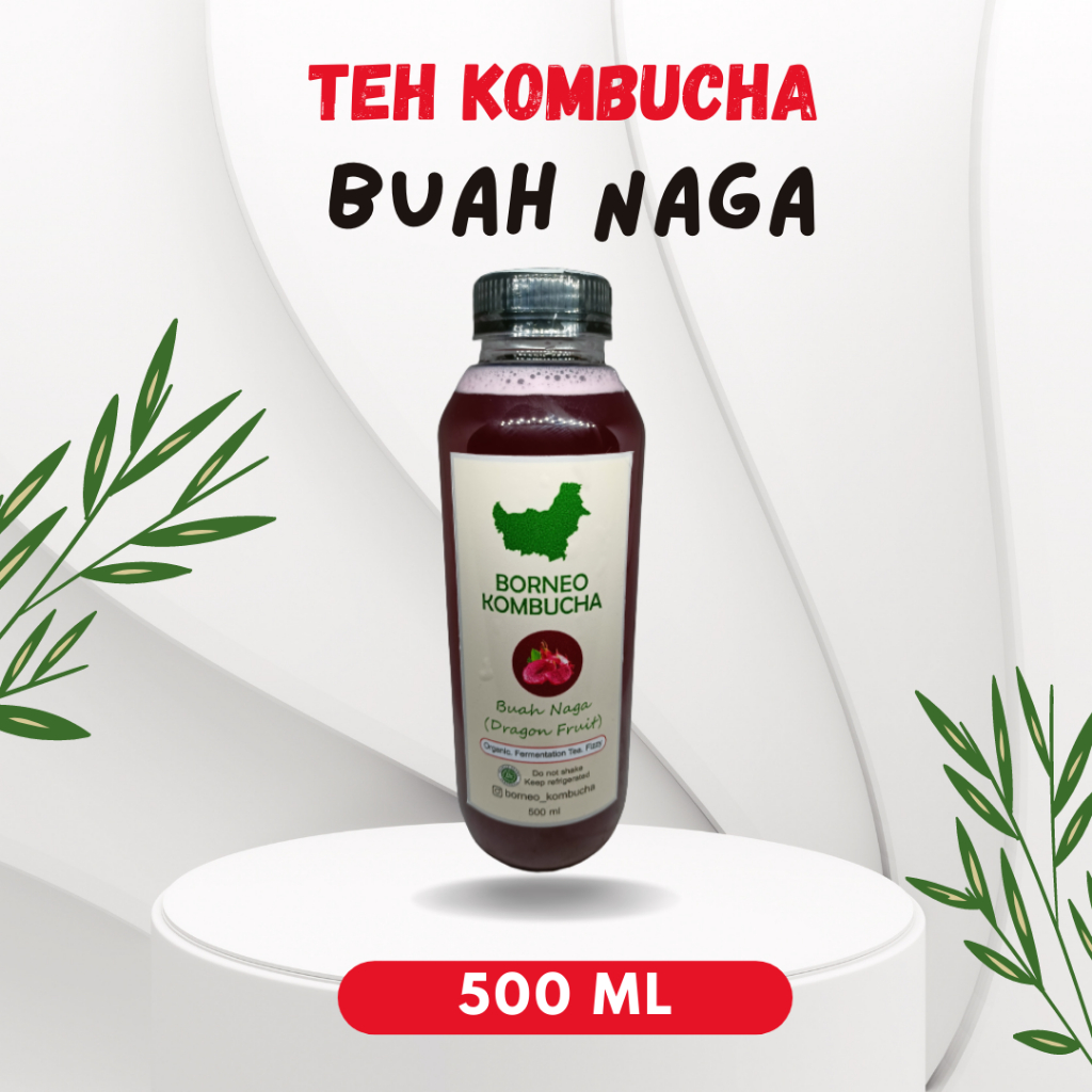 

BORNEO KOMBUCHA BUAH NAGA ORGANIK 500 mL