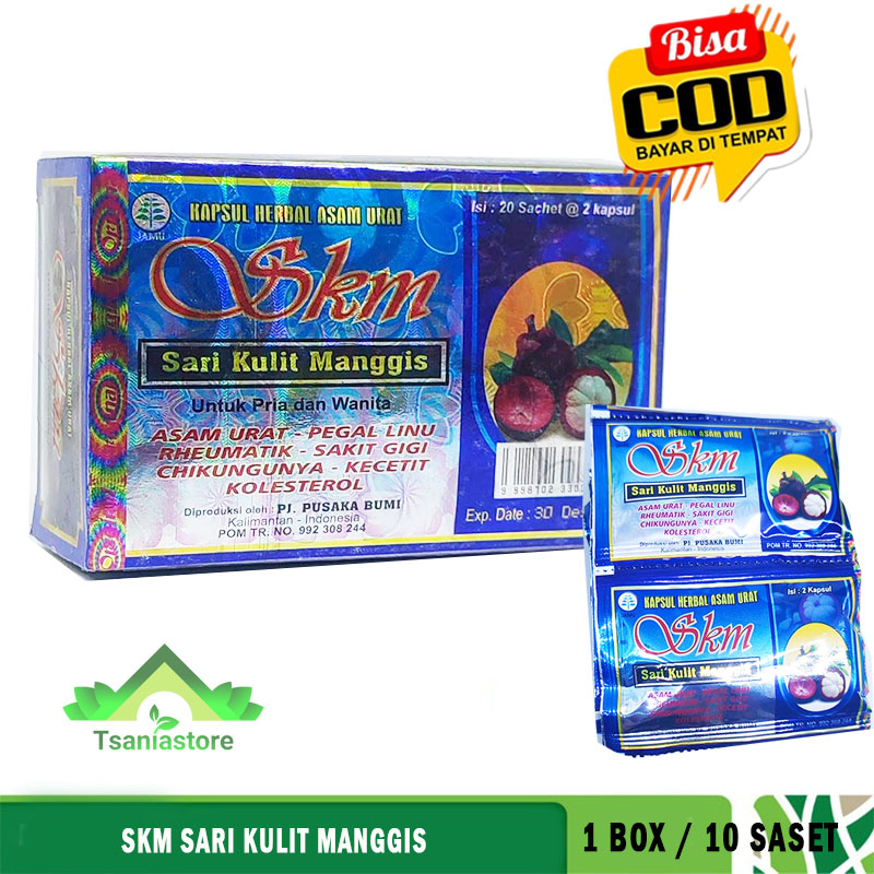 SARI KULIT MANGGIS SKM ATASI rematik pegal linu asam urat