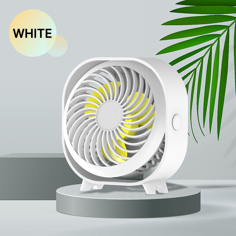 Kipas Angin Mini 360° Flip Desktop Fan 2000mAh