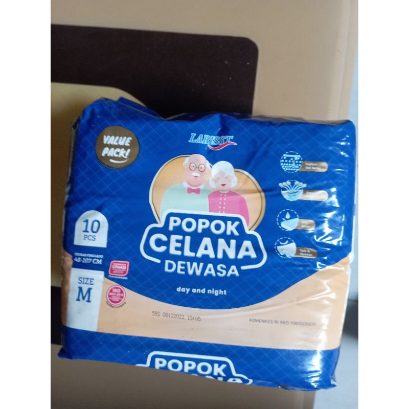 larisst diapers pants popok dewasa celana