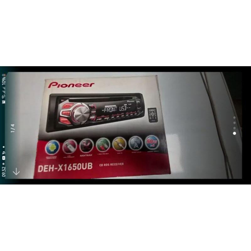SINGLE DIN PIONEER DEH X1650UB