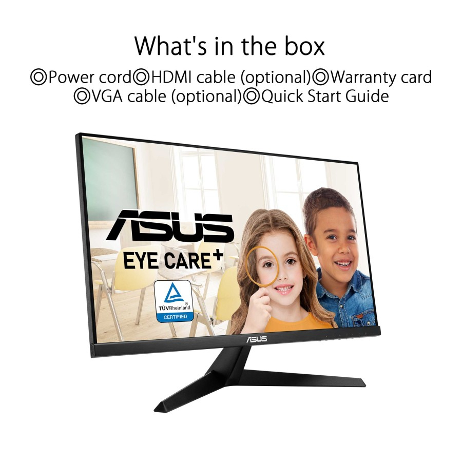 Monitor LED Asus VY249HE 23.8&quot; 75hz VGA HDMI Speaker Eye Care Monitor