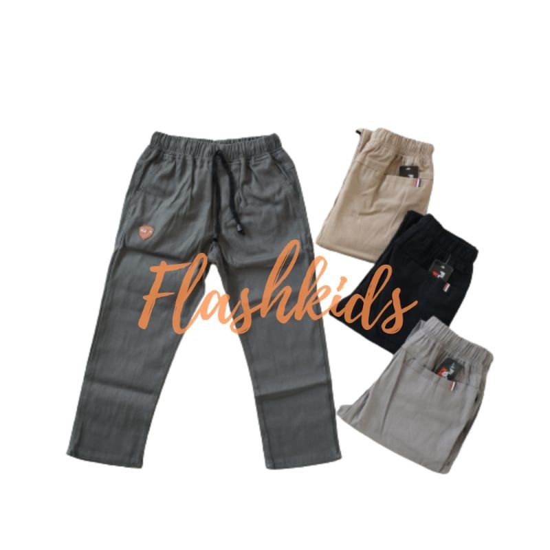 Flashkids Chino Anak Panjang 1-15 Tahun Stretch