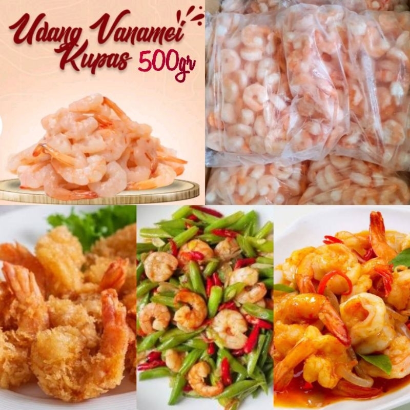 

PROMO Udang Kupas Premium 500gr Halal
