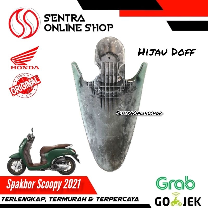 Fender fr spakbor depan scoopy all new 2021 hijau doff dop original