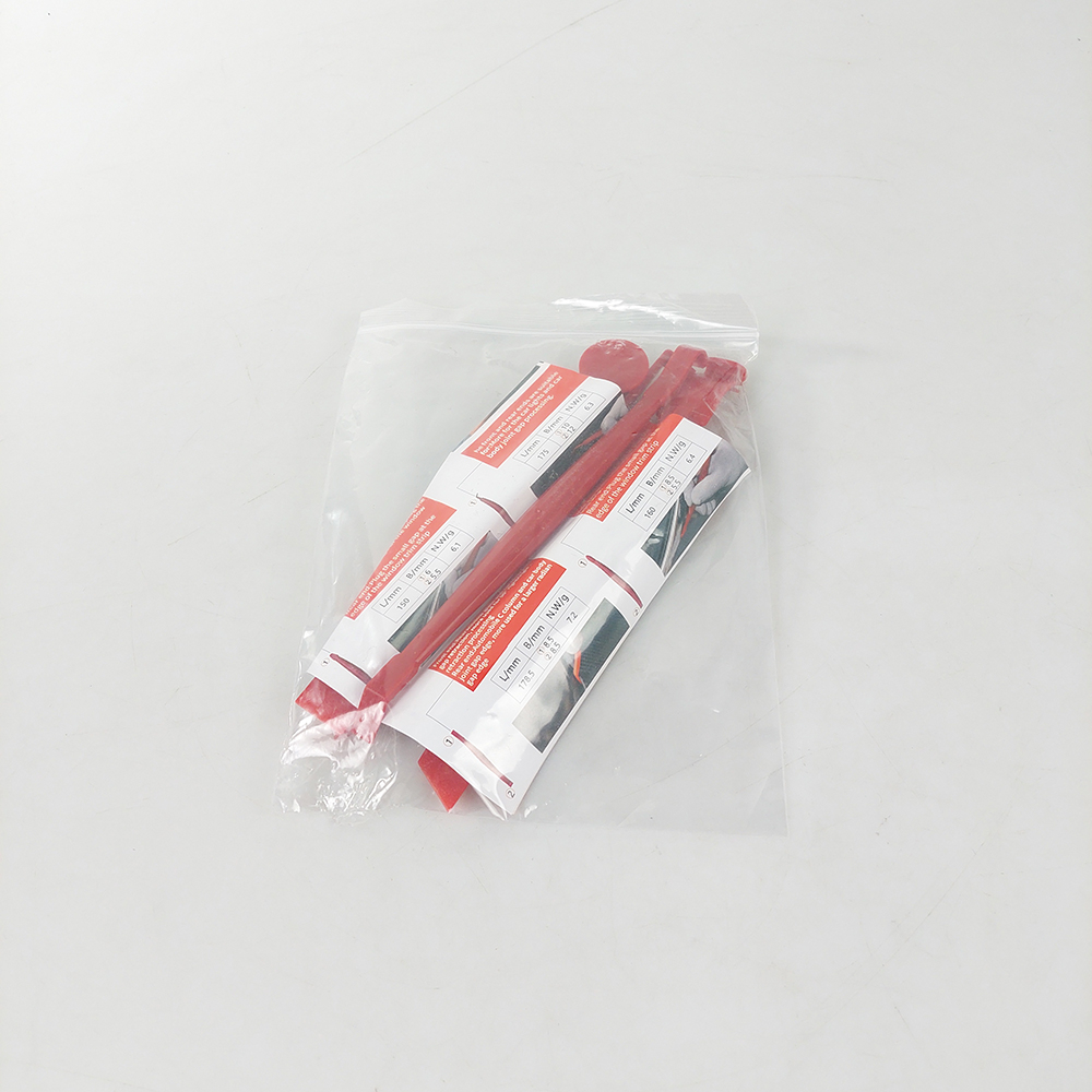 Alat Pasang Stiker Wrap Vinil Kaca Film Scrapper 7 PCS - SW-7 - Red