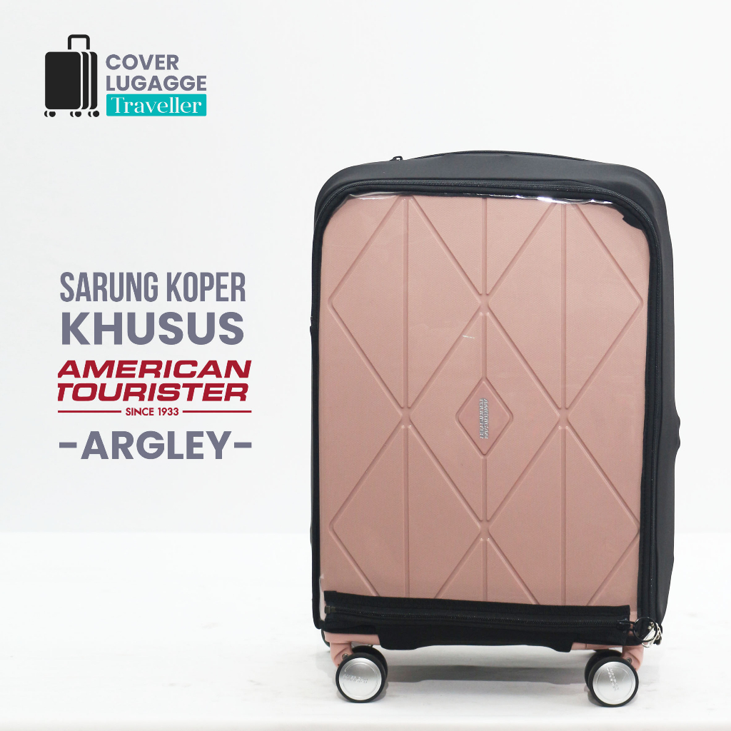 Sarung Cover Pelindung Koper untuk Merek/Brand American Tourister Argyle Semua Ukuran lengkap 20 inc