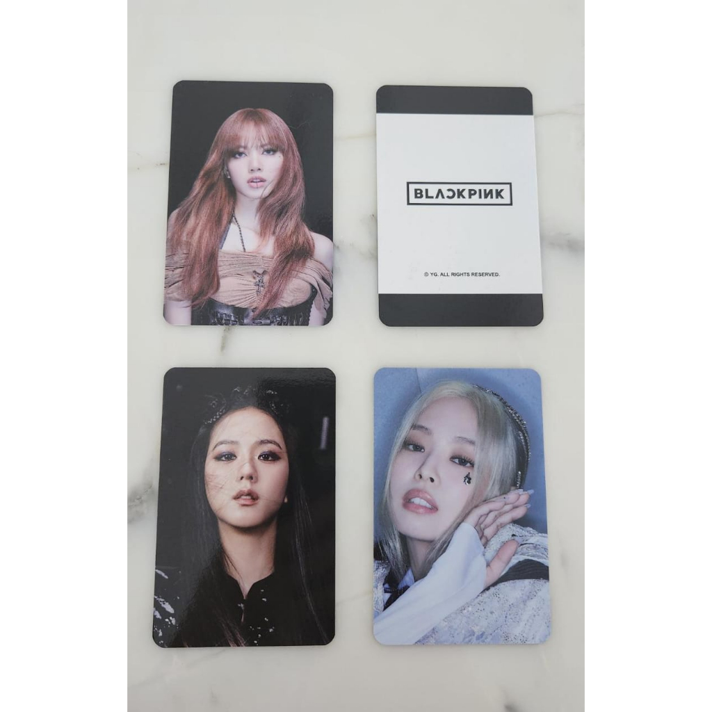 PHOTOCARD BLACKPINK JENNIE JISOO LISA ROSE PHOTO CARD ORIGINAL