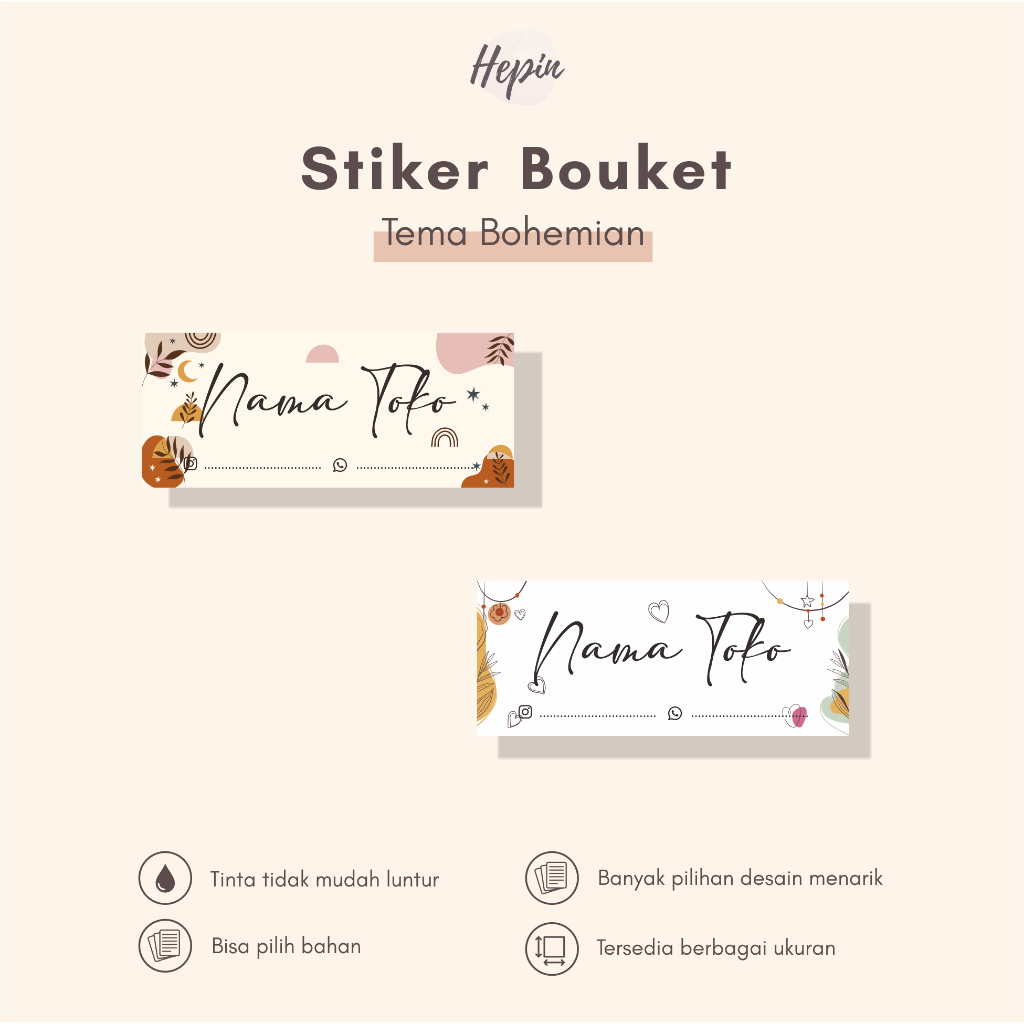 

(isi 90 pcs )murah cetak Sticker Buket Bunga tema BOHEMIAN/murah/stiker buket bunga/label buket/label stiker bunga/ Stiker bouquet flower / Sticker label buket / Sticker custom/stiker murah