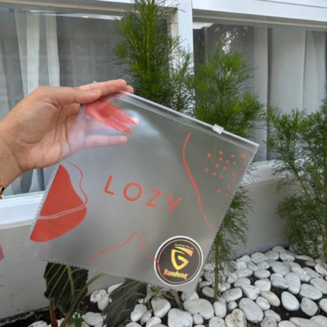 Ziplock Pouch Make Up Kosmetik Foundation Skincare Blush On Eyeshadow Eyeliner Lipstick PVC Premium