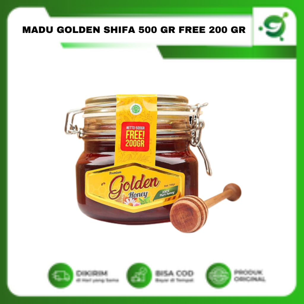 

Madu Golden Honey Shifa 500 Extra 200 Gr