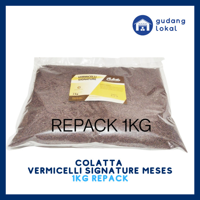 

Colatta Vermicelli Signature Cokelat Meses 1Kg - Coklat Meises