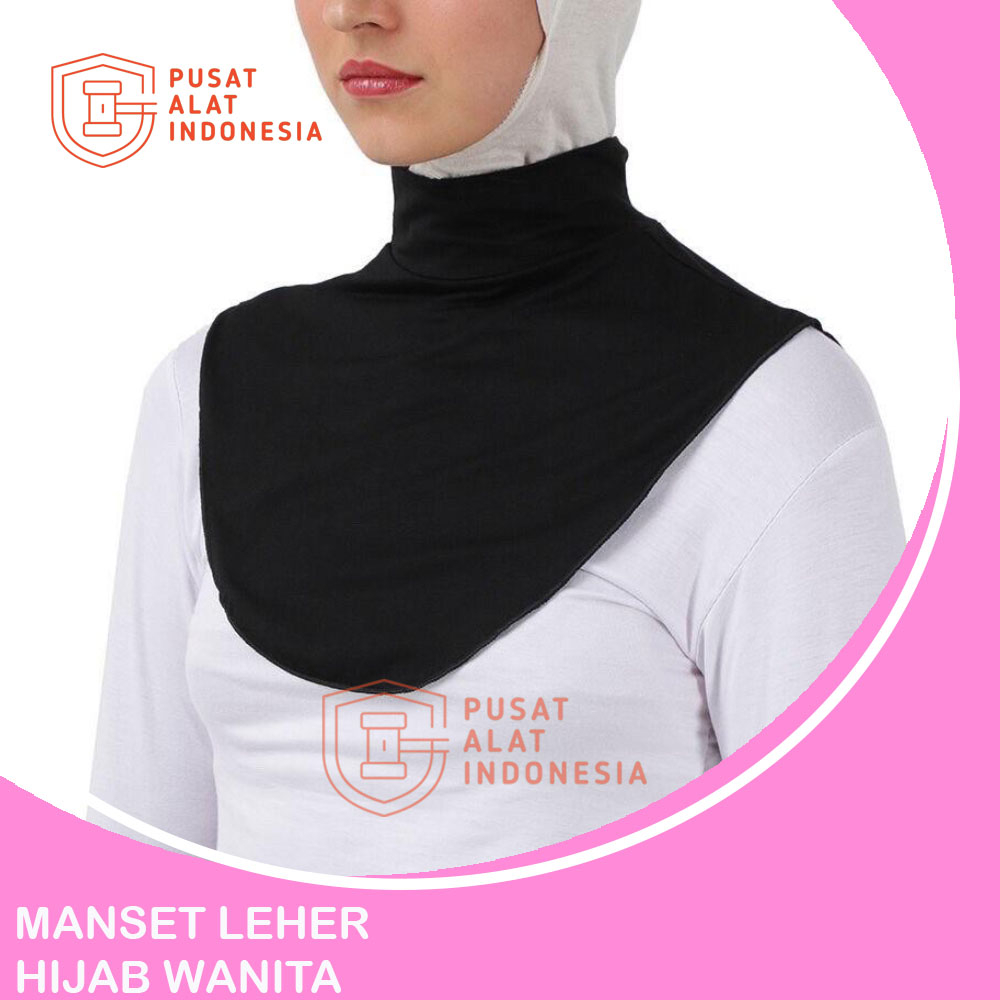 Manset Leher Hijab Wanita Rayon Mt02